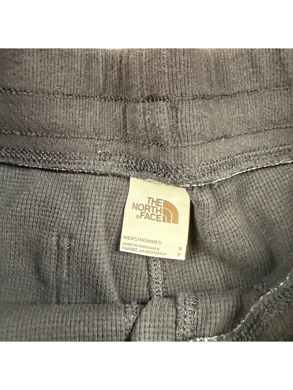 The North Face Men's Black Waffle Knit Jogger Sweatpants Size S